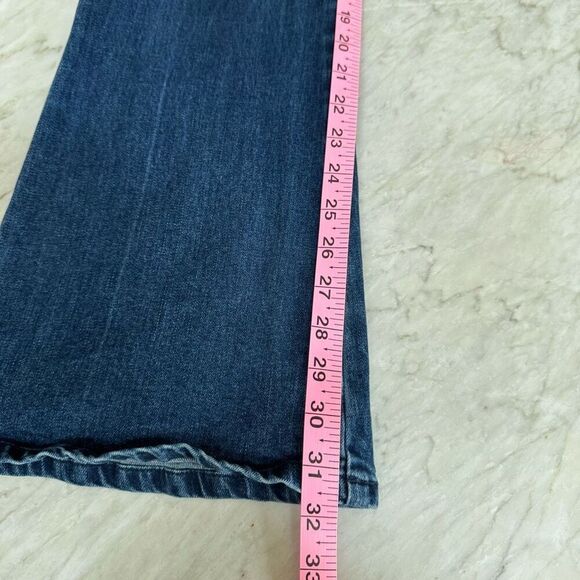 Honey Punch High Waisted Exposed Zipper Flared Jeans Stretch size M - Picture 6 of 6